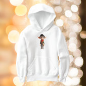 詩人聖10代の小妖精や小人少年のフード付きスウェットシャツ