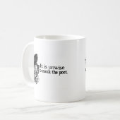 詩人 コーヒーマグカップ (正面左)