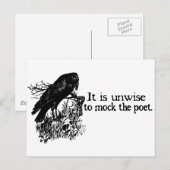 詩人 ポストカード (正面/裏面)