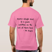 詩人 Tシャツ (裏面)