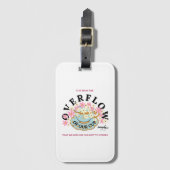詩人Adiela Akooによるオーバーフロー荷物タグ ラゲッジタグ (正面縦)
