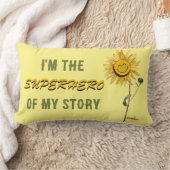 詩人Adiela Akooによるスーパーヒーロー・スロー・ピロー ランバークッション (ブランケット)