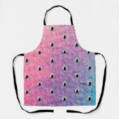 詩人Adiela Akooによるピンクのハロウィンエプロン エプロン (正面)
