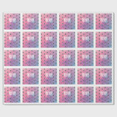 詩人Adiela Akooによるピンクハロウィーンラッピング紙 ラッピングペーパー (フラット)