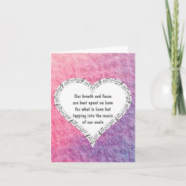 詩人Adiela Akooによるラブノートカード ノートカード