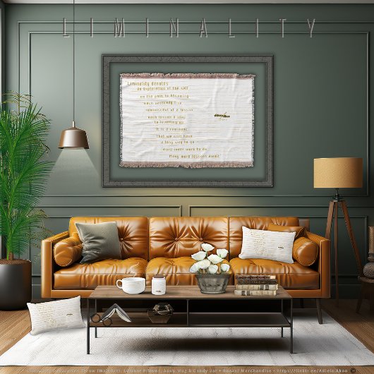 詩人Adiela Akooによるリミナリティ装飾スロー – スローブランケット