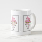 詩人Adiela Akooによる抗し難いアイスクリームマグ ジャンボコーヒーマグカップ (正面右)