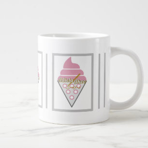 詩人Adiela Akooによる抗し難いアイスクリームマグ ジャンボコーヒーマグカップ