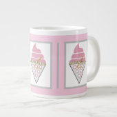 詩人Adiela Akooによる抗し難いアイスクリームマグ ジャンボコーヒーマグカップ (正面右)