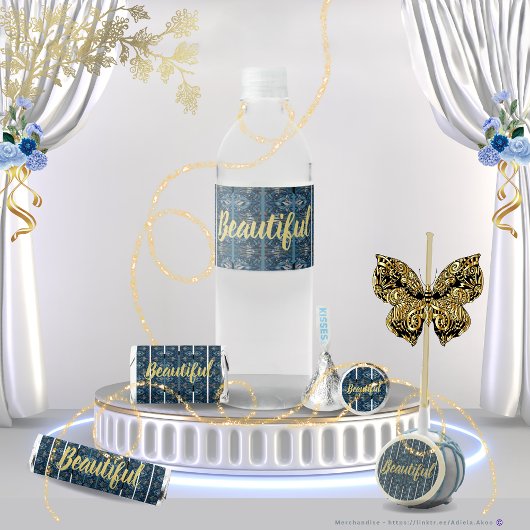 詩人Adiela Akooによる美しいウォーターボトルのラベル ペットボトルラベル