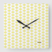 詩人Adiela AkooによるOVERFLOWウォールクロック スクエア壁時計 (正面)