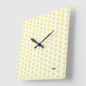 詩人Adiela AkooによるOVERFLOWウォールクロック スクエア壁時計 (傾斜)