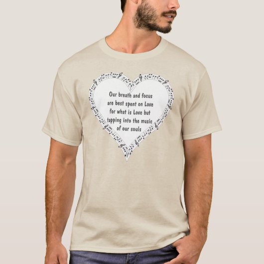 詩人Adiela AkooによるTシャツを愛する歌 Tシャツ (正面)