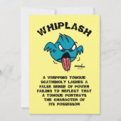 詩人Adiela AkooによるWHIPLASHブックマークカード シーズンカード (正面)