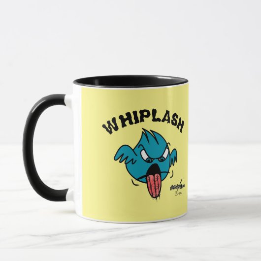 詩人Adiela AkooによるWHIPLASHマグカップ マグカップ (左)