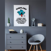 詩人Adiela AkooによるWHIPRASH光沢のあるポスター ポスター