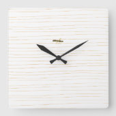 詩人Adiela Akooの『リミナリティ ウォールクロック』 スクエア壁時計 (正面)