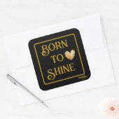 詩人Adiela AkooのBorn to Shine ステッカー (封筒)