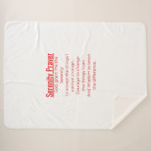 詩前向き シェルパブランケット (正面(横))