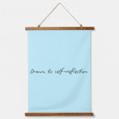 詩描と海ブルーの3のタペストリーのセット 吊り下げ型タペストリー (正面2)