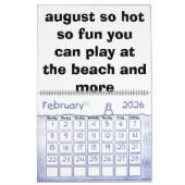 詩暦 カレンダー (2月 2026)