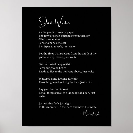 詩書の壁のポスター ポスター (正面)