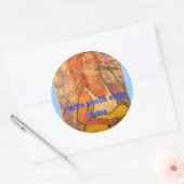 詩書の歌詞 ラウンドシール (封筒)