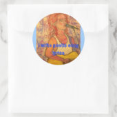 詩書の歌詞 ラウンドシール (バッグ)