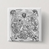 詩歌および音楽 缶バッジ (正面)