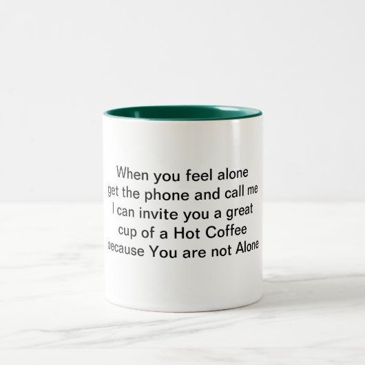 詩歌のマグ ツートーンマグカップ (中央)