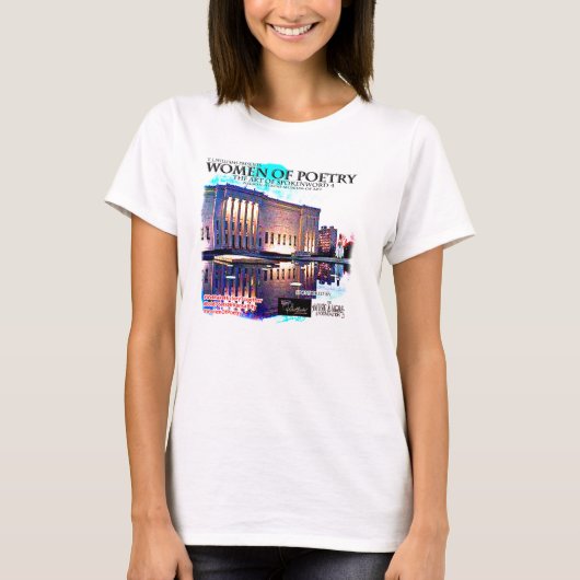 詩歌の女性 Tシャツ (正面)
