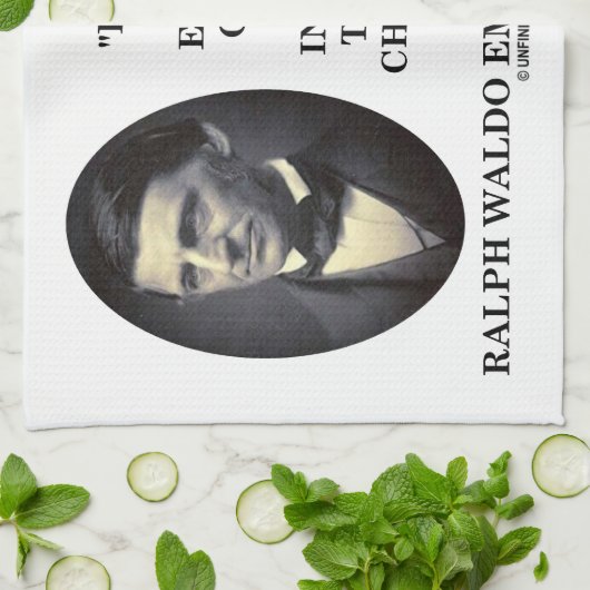 詩歌は少数の単語の引用文の巨大な力を教えます キッチンタオル (折り畳み)