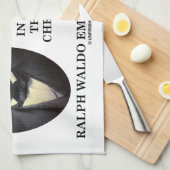 詩歌は少数の単語の引用文の巨大な力を教えます キッチンタオル (四つ折り)