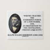 詩歌は少数の単語の引用文の巨大な力を教えます ジグソーパズル (横)