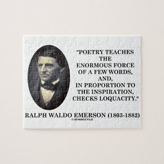 詩歌は少数の単語の引用文の巨大な力を教えます ジグソーパズル (横)