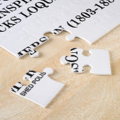 詩歌は少数の単語の引用文の巨大な力を教えます ジグソーパズル (側面)