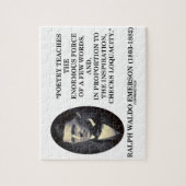 詩歌は少数の単語の引用文の巨大な力を教えます ジグソーパズル (縦)