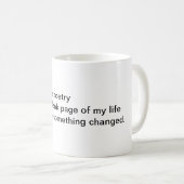 詩歌を置いて下さい コーヒーマグカップ (正面右)