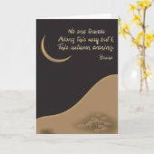 詩歌カードを恋しく思って下さい カード (黄色い花)