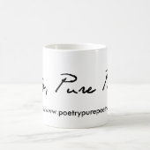 詩歌、純粋な詩歌のコーヒー・マグ コーヒーマグカップ (中央)