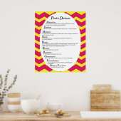 詩的なデバイスのポスター*更新* ポスター (キッチン)