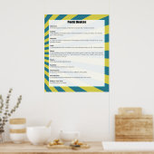 詩的なデバイスのポスター*更新* ポスター (キッチン)