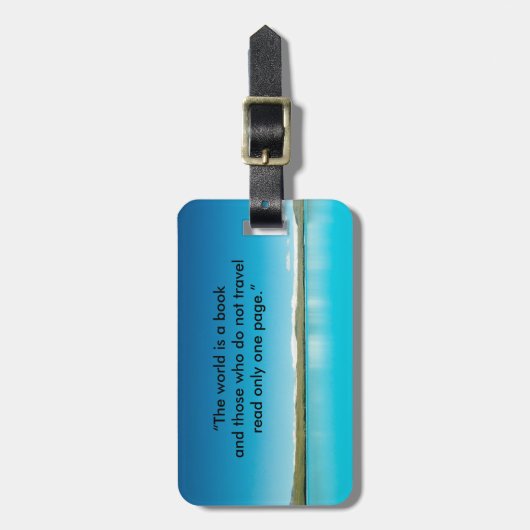 詩的な荷物ID ラゲッジタグ (正面縦)