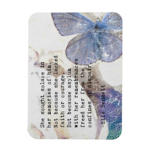 詩的な表現:慰め マグネット (縦)