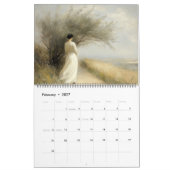 詩的な風景 カレンダー (2月 2027)