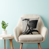 詩的シルエットシックフランスのバイクヴィンテージアート クッション (椅子)