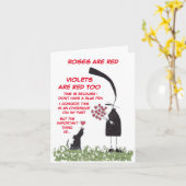 詩的バレンタインデー カード (黄色い花)