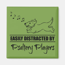 詩的ランニングな選手に気を取られやすいの犬 マグネット