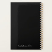 詩篇からのキリスト教慰めの聖書の聖句 プランナー手帳 (裏面)