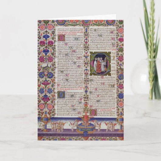 詩篇からライトアップされたページ カード (正面)